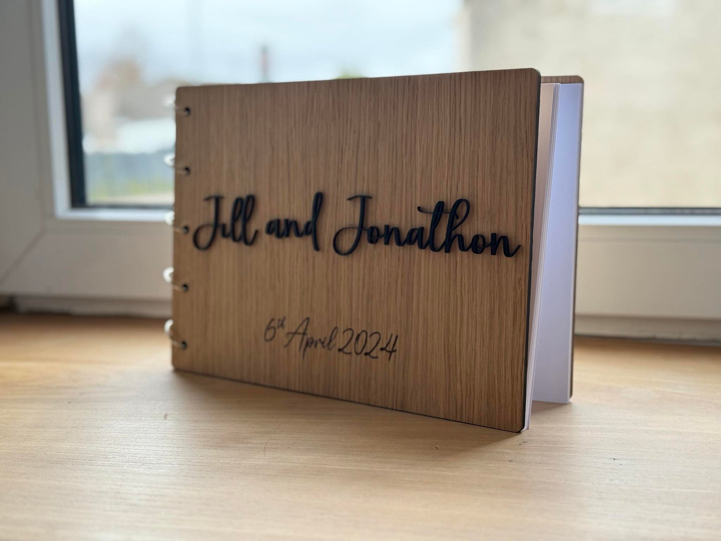 Wooden Guest Book