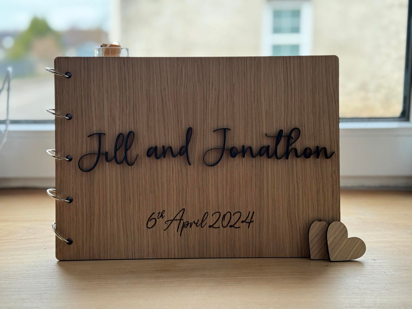 Wooden Guest Book