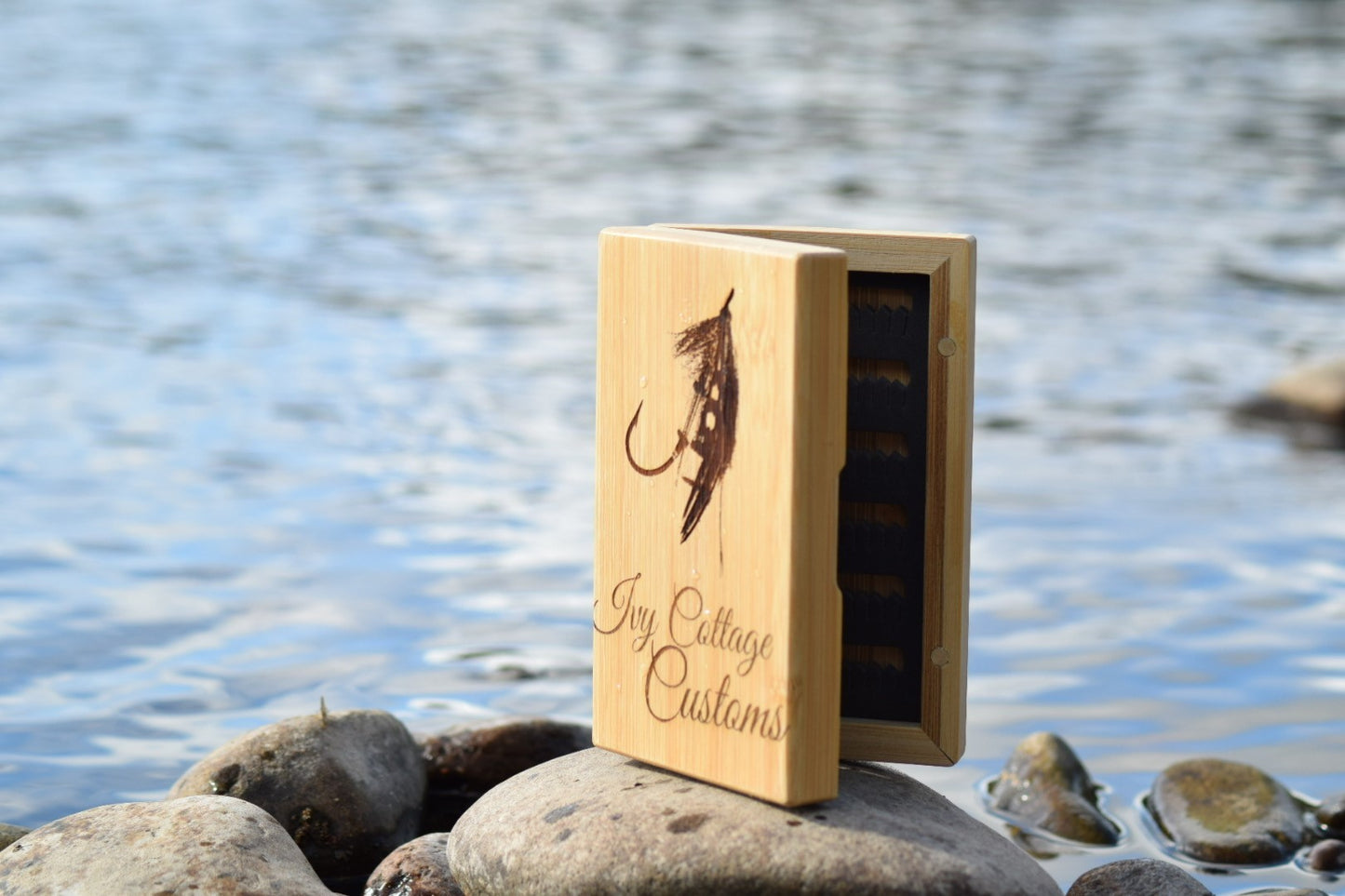 Fishing Bamboo Fly Custom Boxes